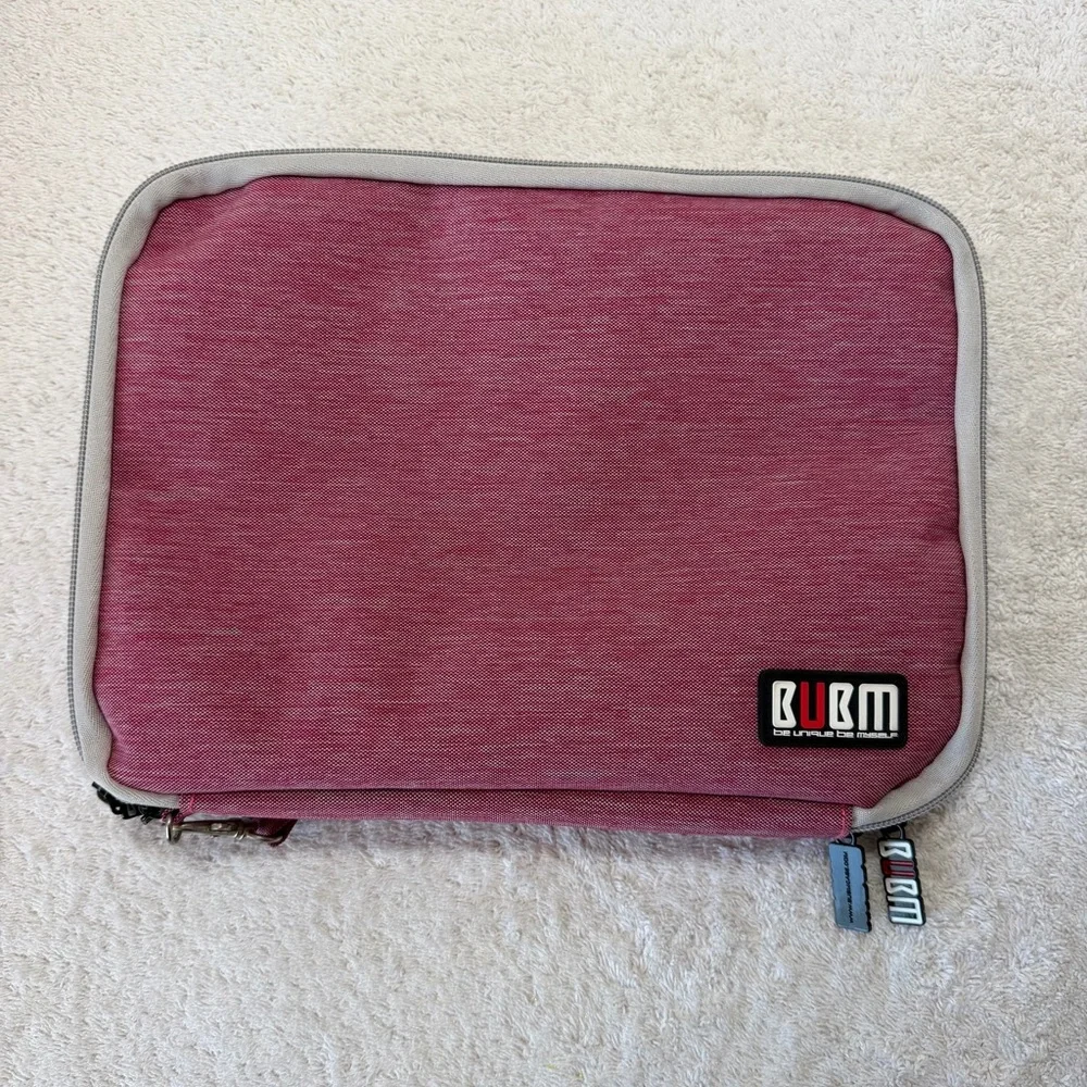 BUBM Travel Cable & Tablet Organizer-Pink